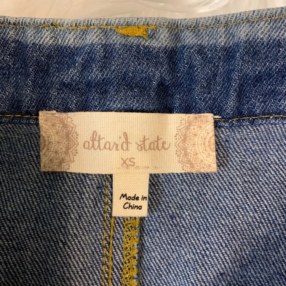 ALTAR’D STATE JEAN SKIRT - Picture 5 of 6